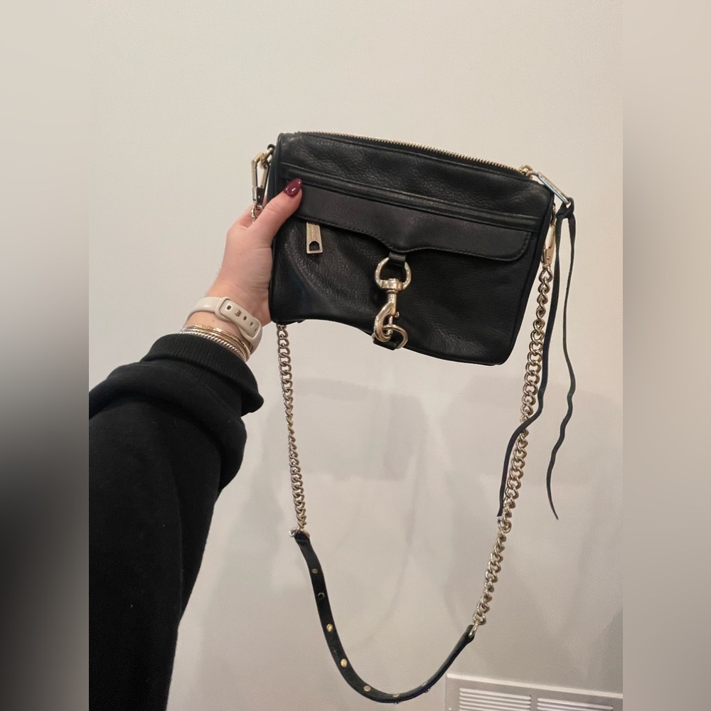 Rebecca Minkoff Black Mini MAC Bag